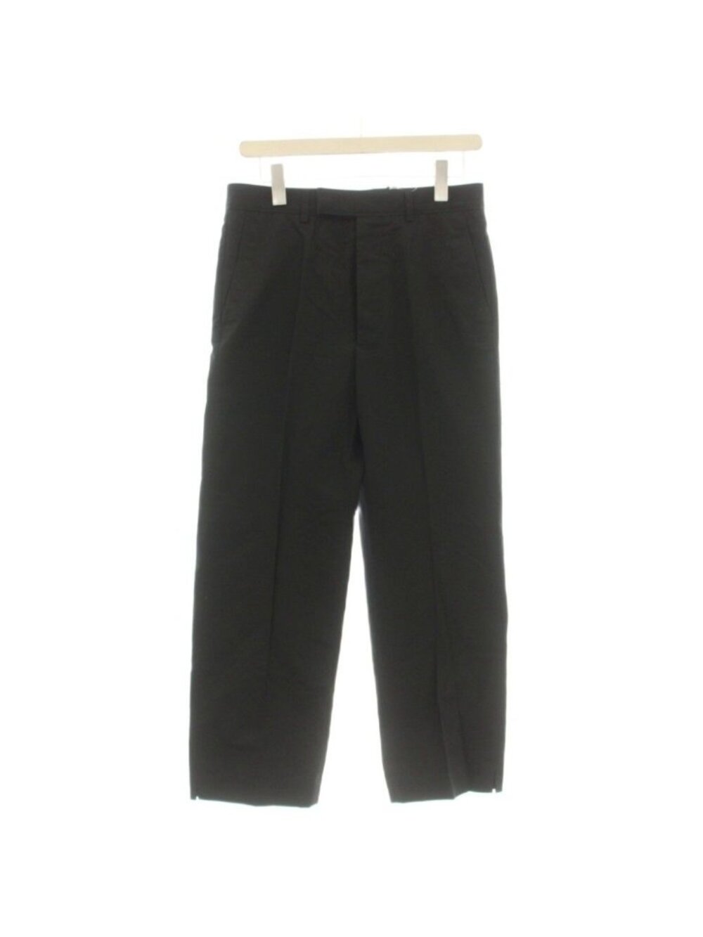 Gucci Trousers Pants Nylon Blend Hem Slit Black 44